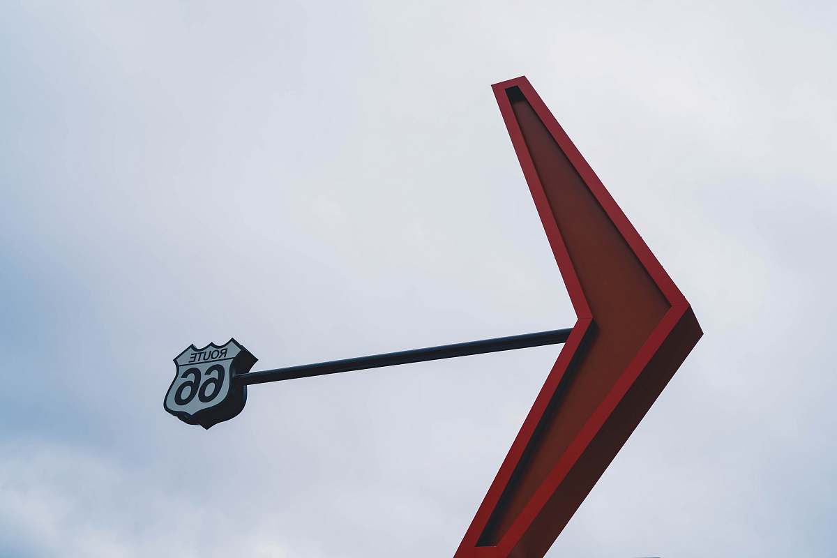 flagstaff Route 66 signage logo